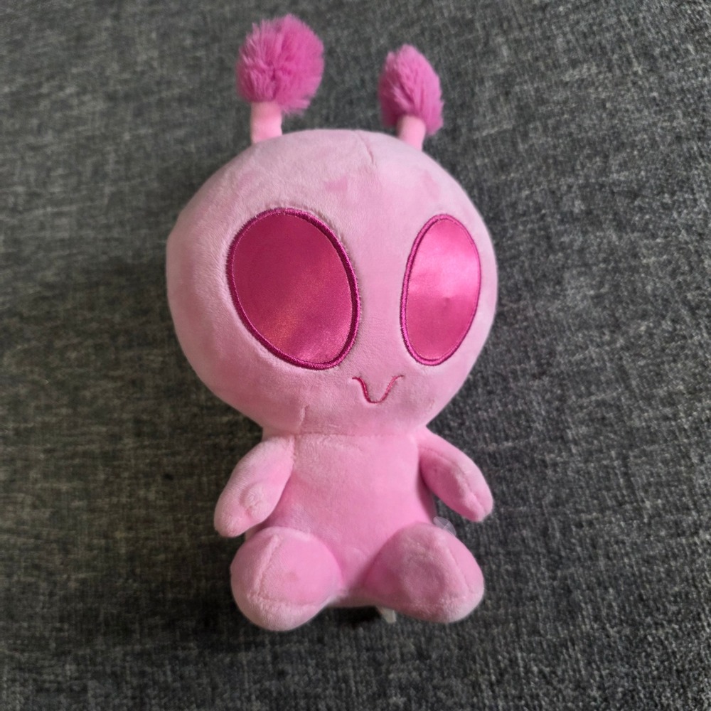Aurora Galactic Cuties Solar Pink Alien Plush 10" Light Up Eyes Stuffed Toy
